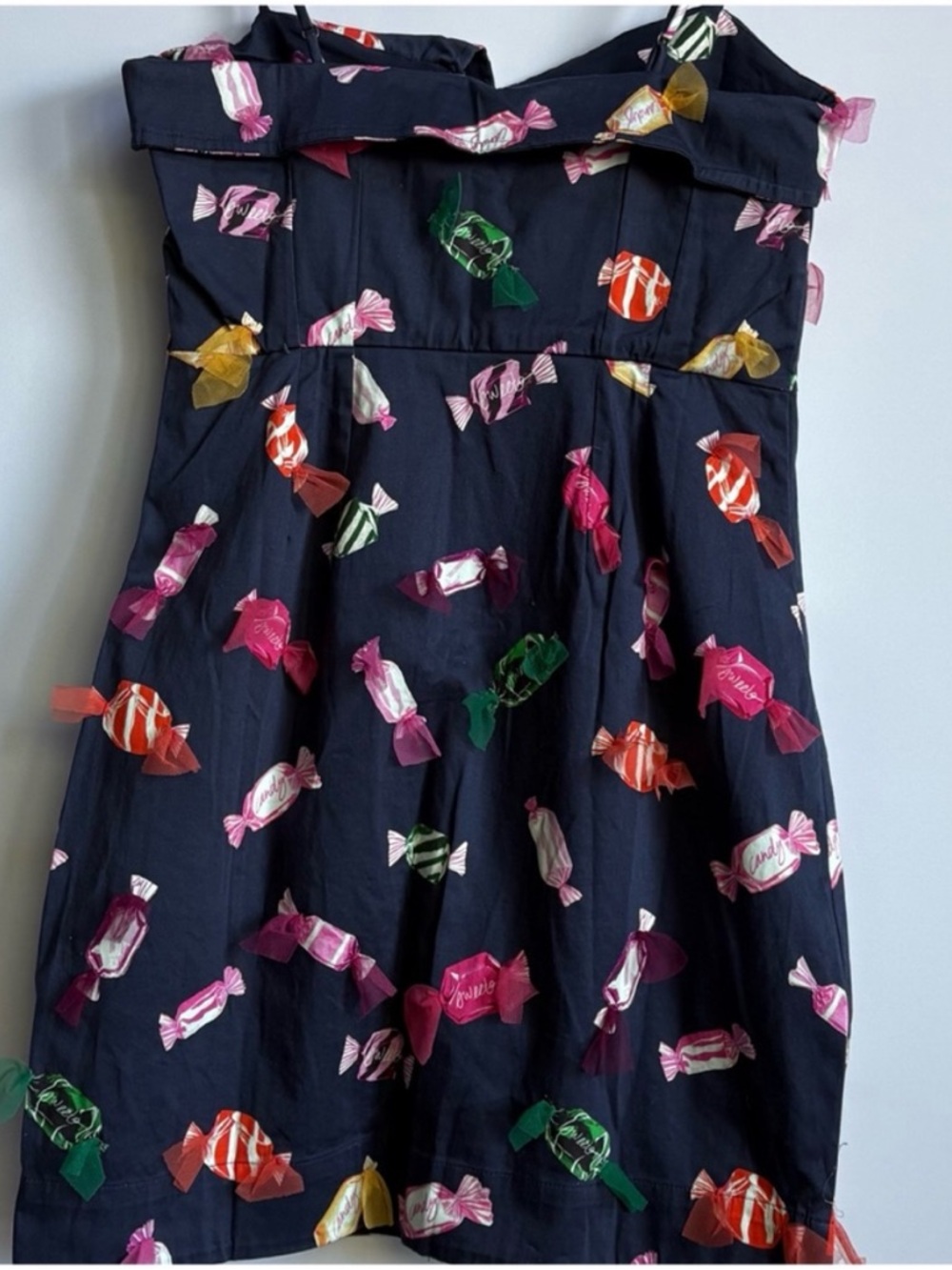 NWT Anthropologie Maeve Printed Buttondown Mini 3D Candies Vacay Party Dress - Picture 9 of 12